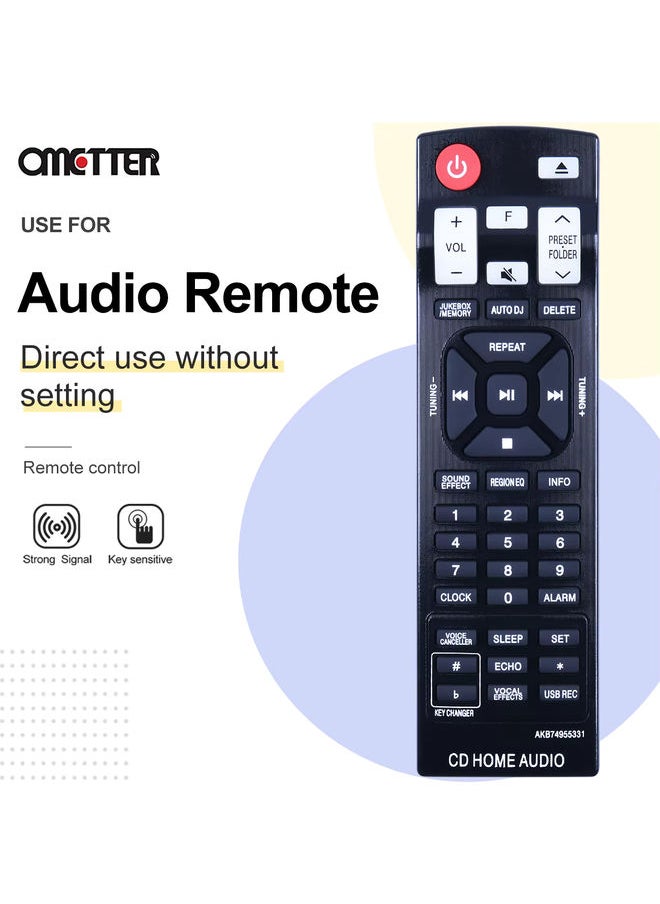 OMETTER - AKB74955331 For Remote Control CJ87 CJ88 CJ98 OJ98 CD Home Audio Mini Hi-Fi System - Image 1