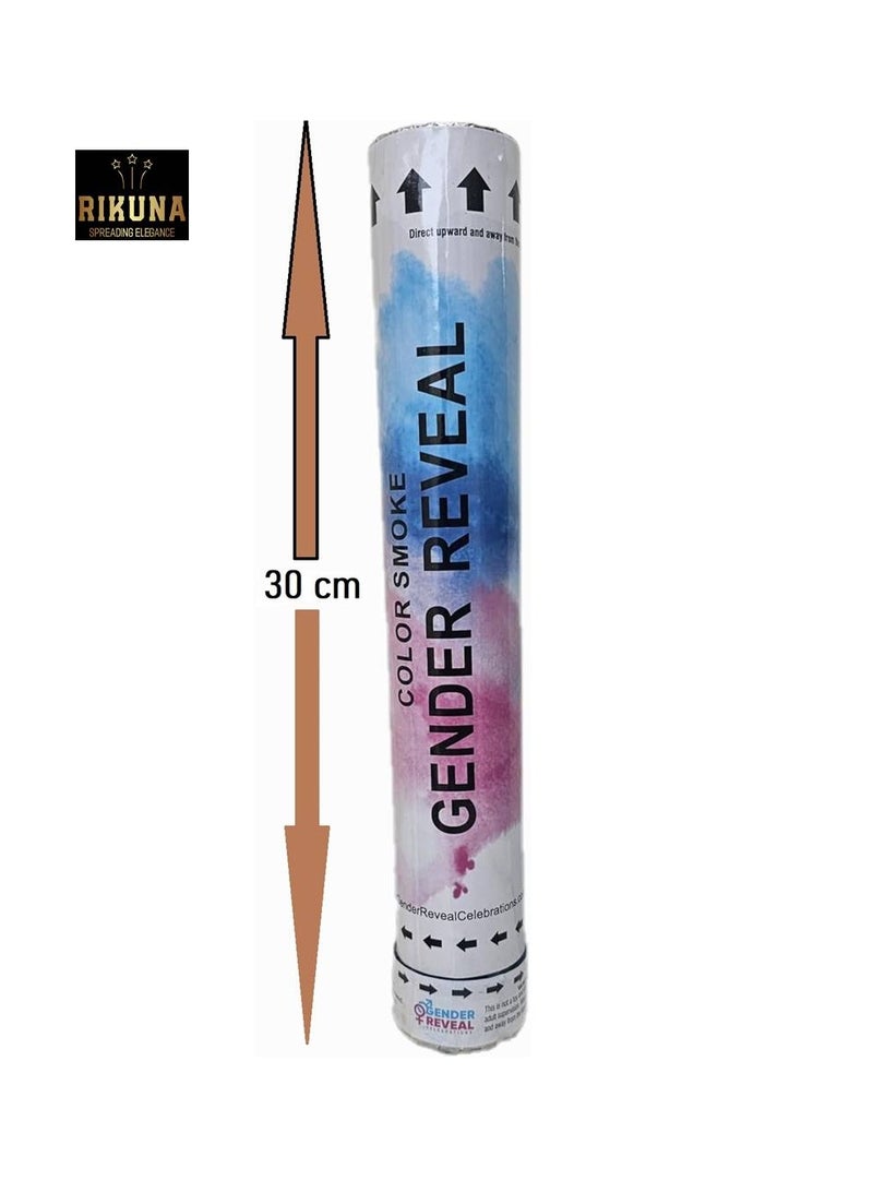 Shreeji 4 pack Pink Gender Reveal Confetti Cannon, 30 cm Party Poppers for Pregnancy Announcement | Gender Reveal Confetti | Baby Girl Gender Reveal Party Supplies | Confetti Popper [4 Pack] - Image 2