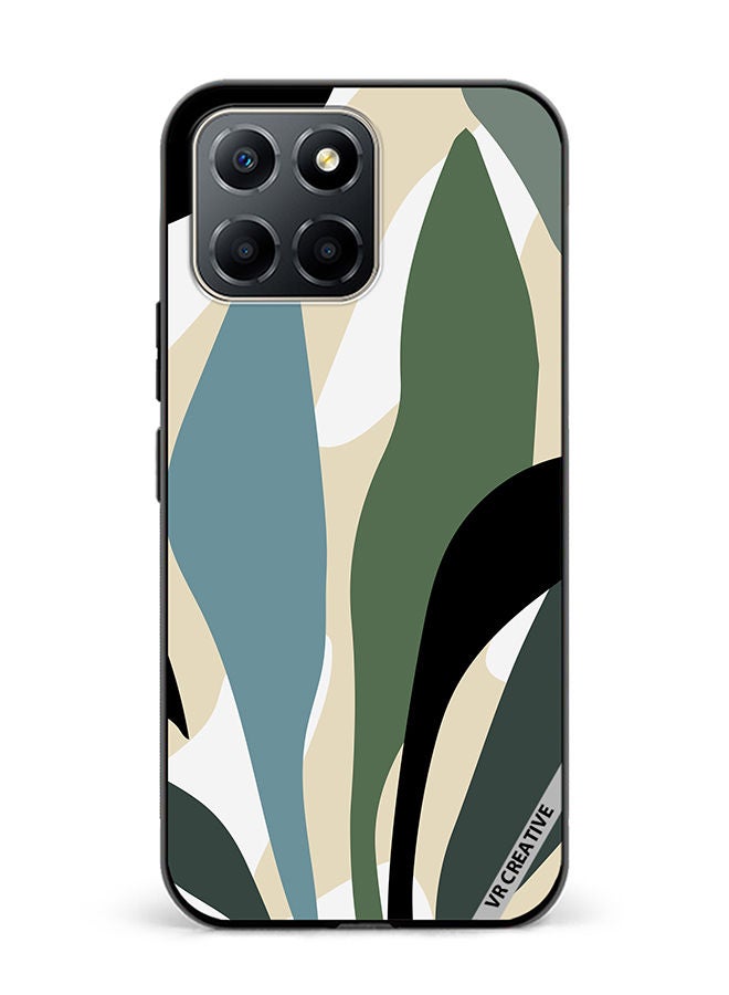 VR CREATIVE Protective Case Cover For Honor X6 Leaf Tropical Design Multicolour - Image 1