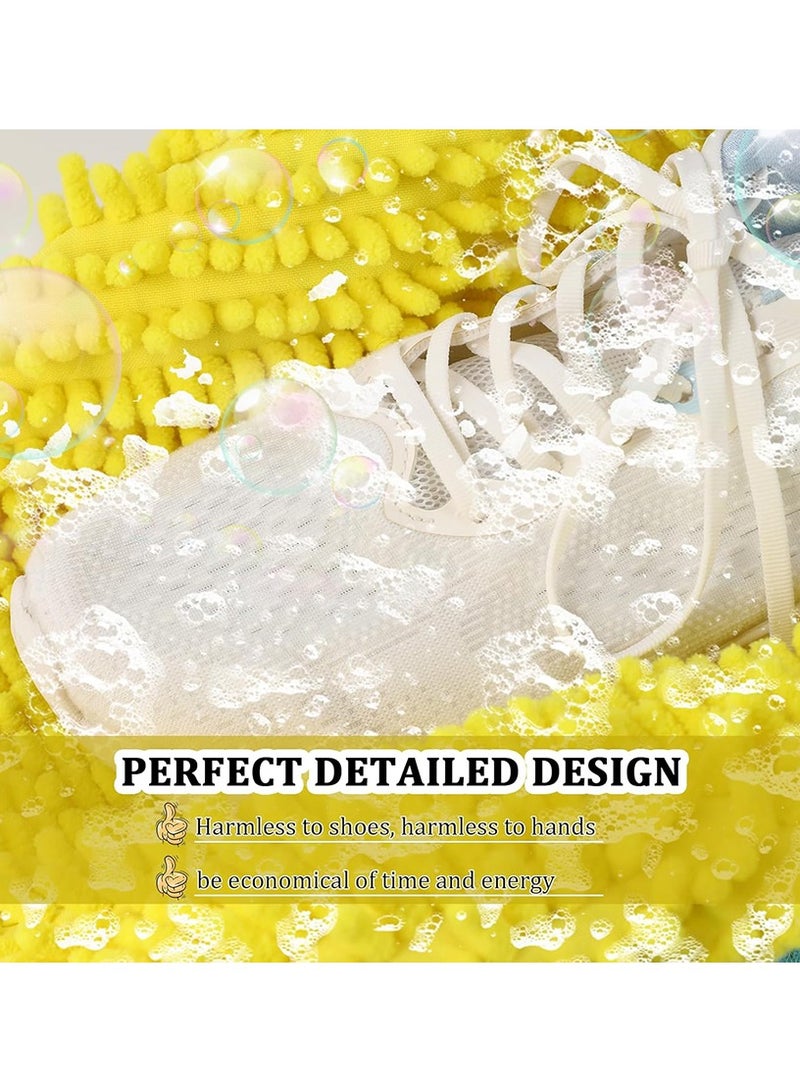 2 Pack Shoe Washing Machine Bag Laundry Shoe Bag for Washer and Dryer, Sneaker Washing Machine Bag Zipper Chenille Laundry Shoe Bag ​Reusable Shoe Cleaning Bag for Washing Machine - Image 4