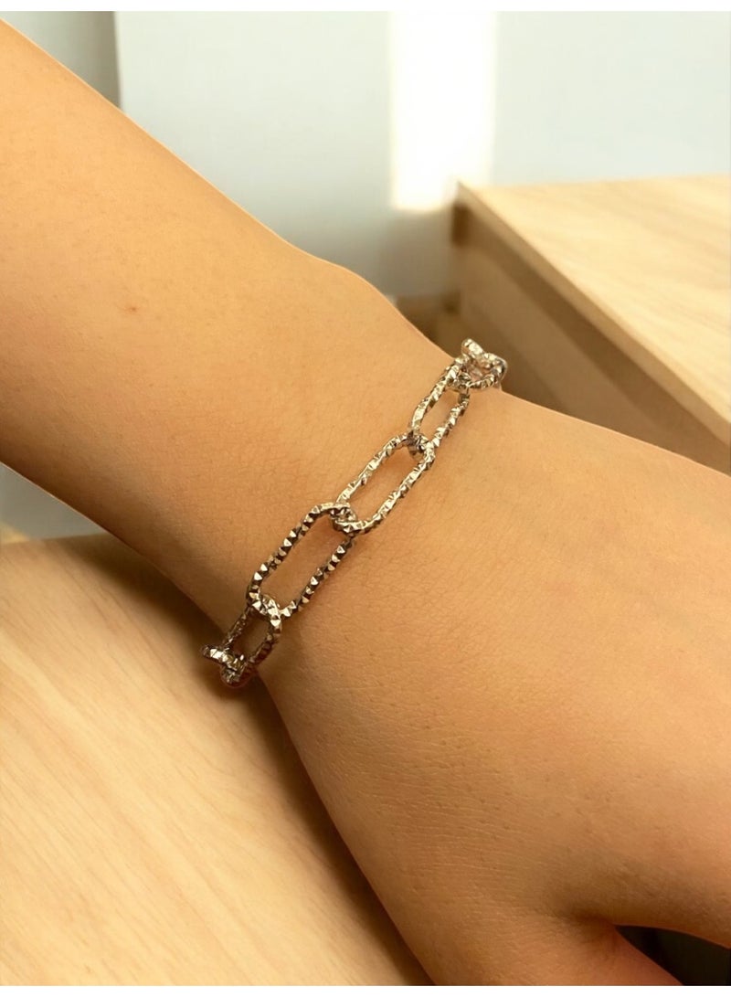 إيكوال اسوارة نسائية عصرية وأنيقة مصنوعة من الاستانلس ستيل - Image 1