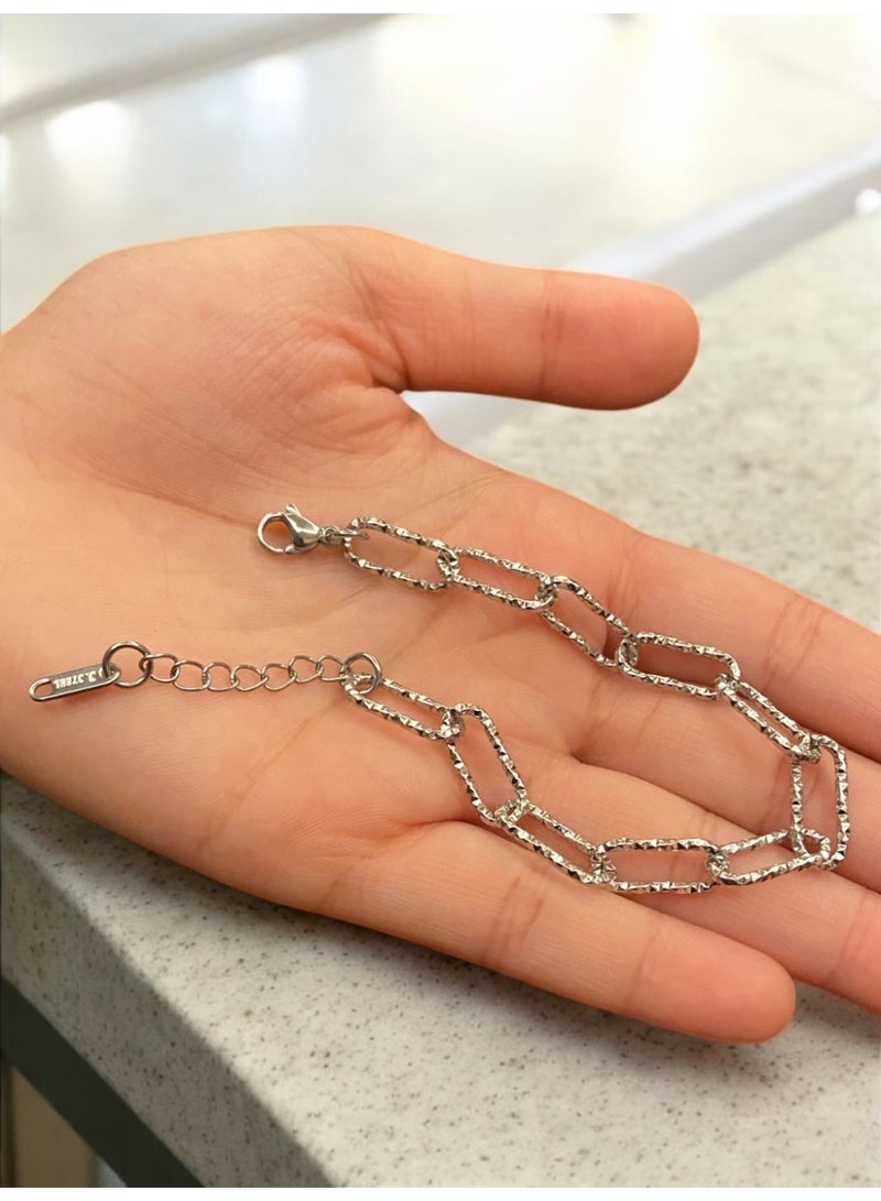 إيكوال اسوارة نسائية عصرية وأنيقة مصنوعة من الاستانلس ستيل - Image 3