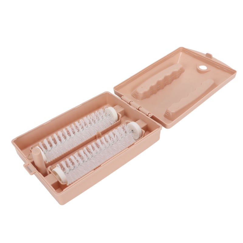 Carpet Sofa Sweeper Double Roller Remove Debris Table Sweeper Cleansing Brush for Desktop Bed - Image 4