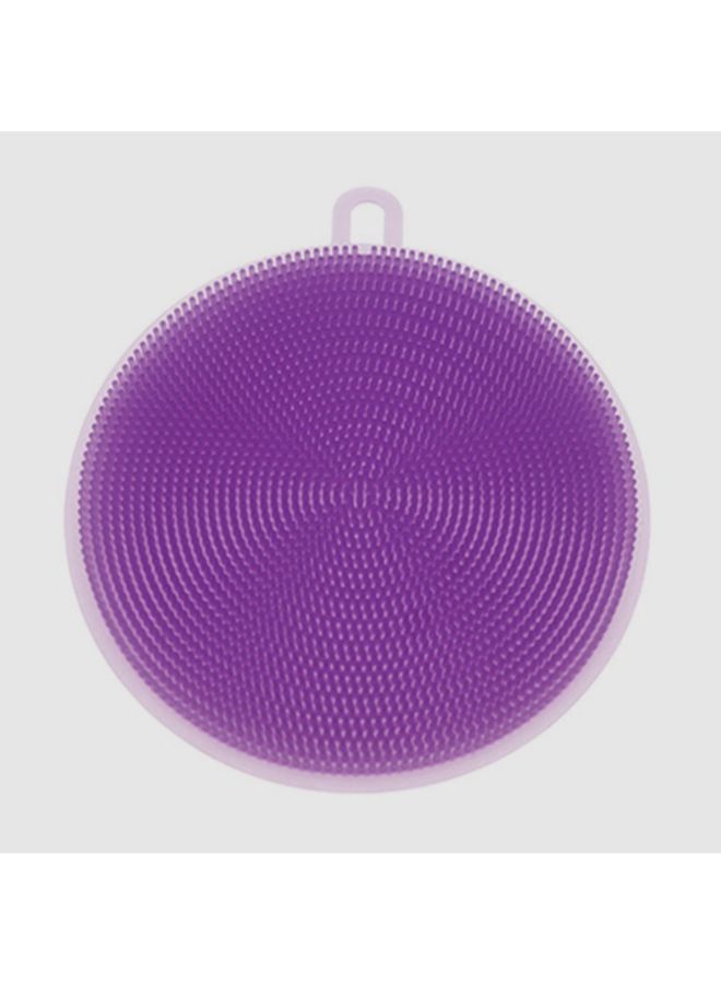 نيبمينينت فرشاة غسيل أواني وأدوات المطبخ متعددة الأغراض بتصميم دائري أرجواني - Image 2