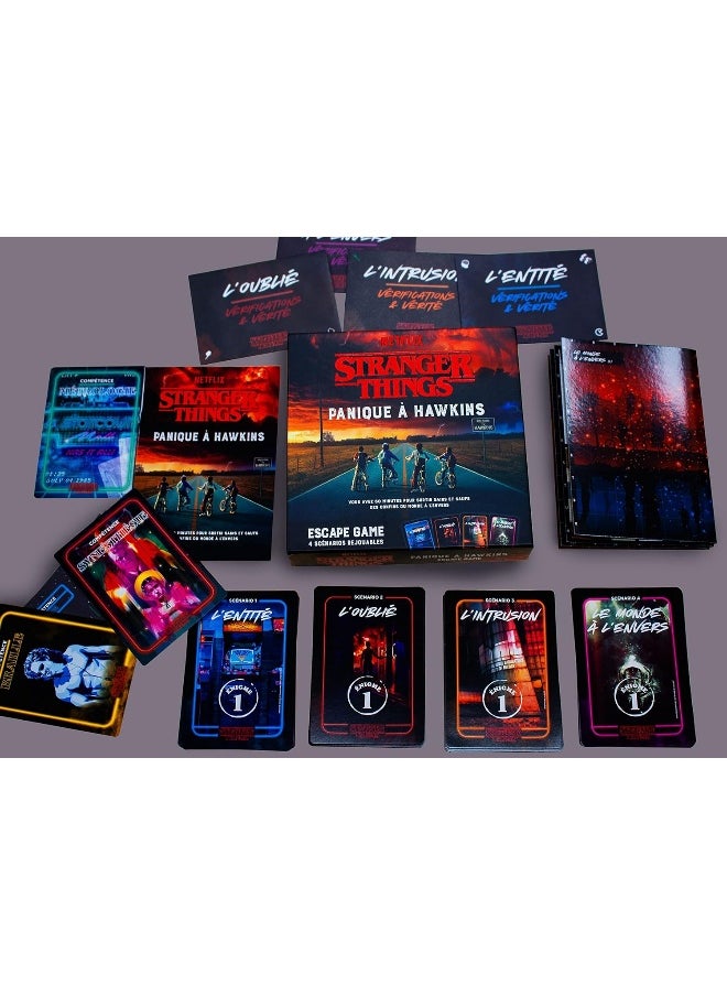Coffret Escape game STRANGER THINGS - Panique à Ha  - Image 3