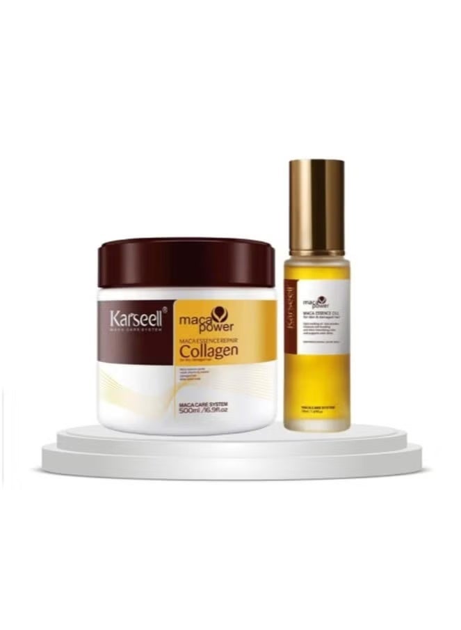Karseell Collagen Hair Treatment Mask with Argan Oil for Intense Hydration and Repair 500ml