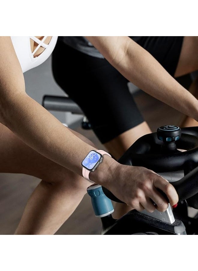 Silicone Strap Compatible with Huawei Watch Fit 3/Fit 4/Fit 4 Pro Magnetic Metal Buckle Sport Silicone Breathable Strap for Men Women Band Quick Release Soft Replacment Wristband - Image 5