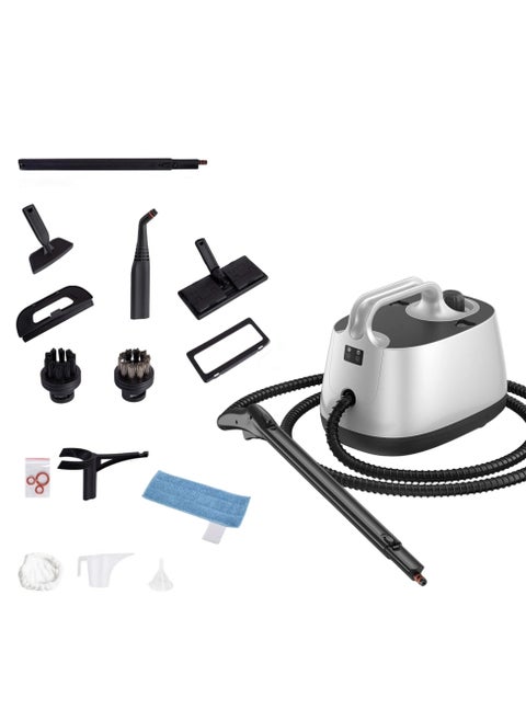 Steam Cleaner with Accessories, Portable Multipurpose Steam Cleaner for Car 5 Mins Heating with Large Tank, Heavy Duty Steam Cleaner Carpet and Upholstery, Floors, Tiles, Car