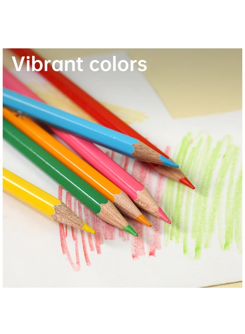 Deli 24-Piece Colour Pencils With One Sharpener Multicolour - Image 3