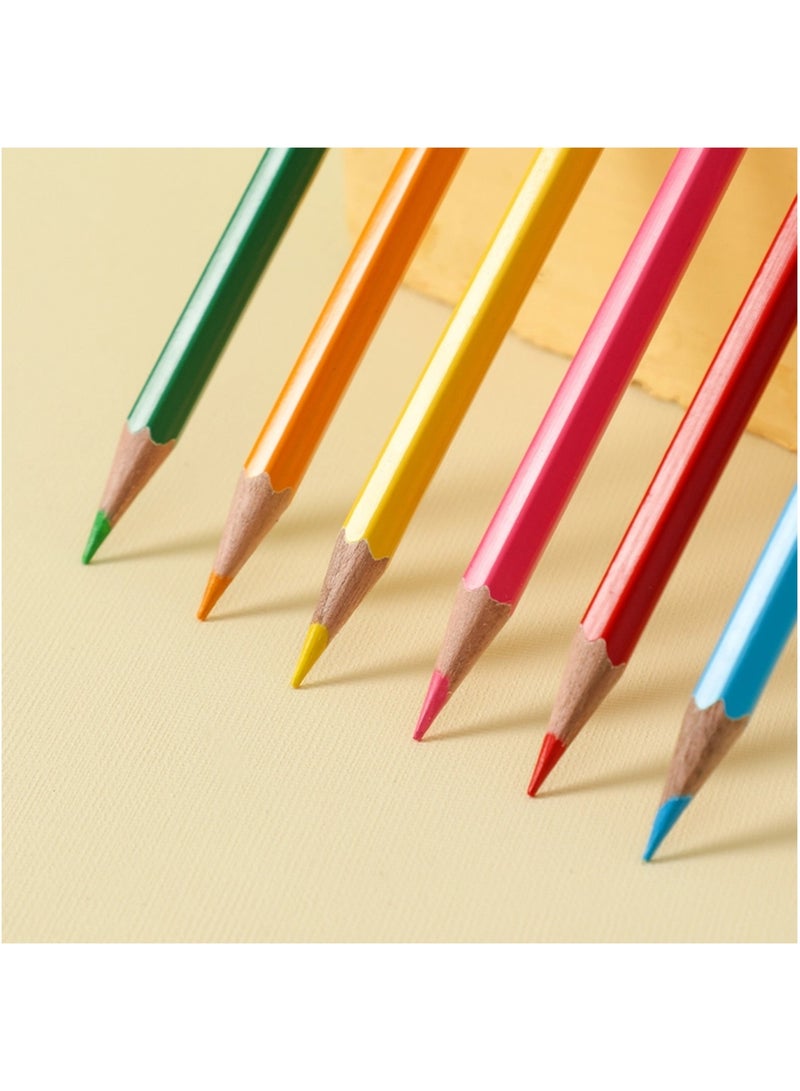 Deli 24-Piece Colour Pencils With One Sharpener Multicolour - Image 2