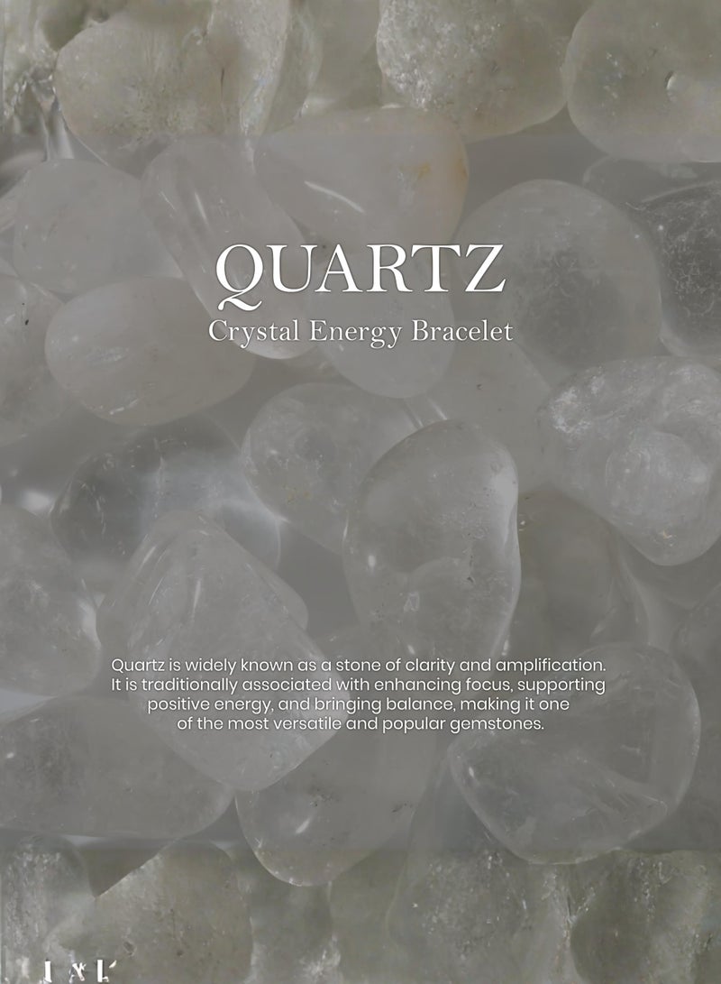 British Fossils Crystal Energy Quartz Bracelet - Image 2