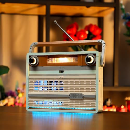 BRIKSMAX Light Kit for Lego10334 Retro Radio Compatible with Lego Icons Building Set Not Include Lego Set - Image 5