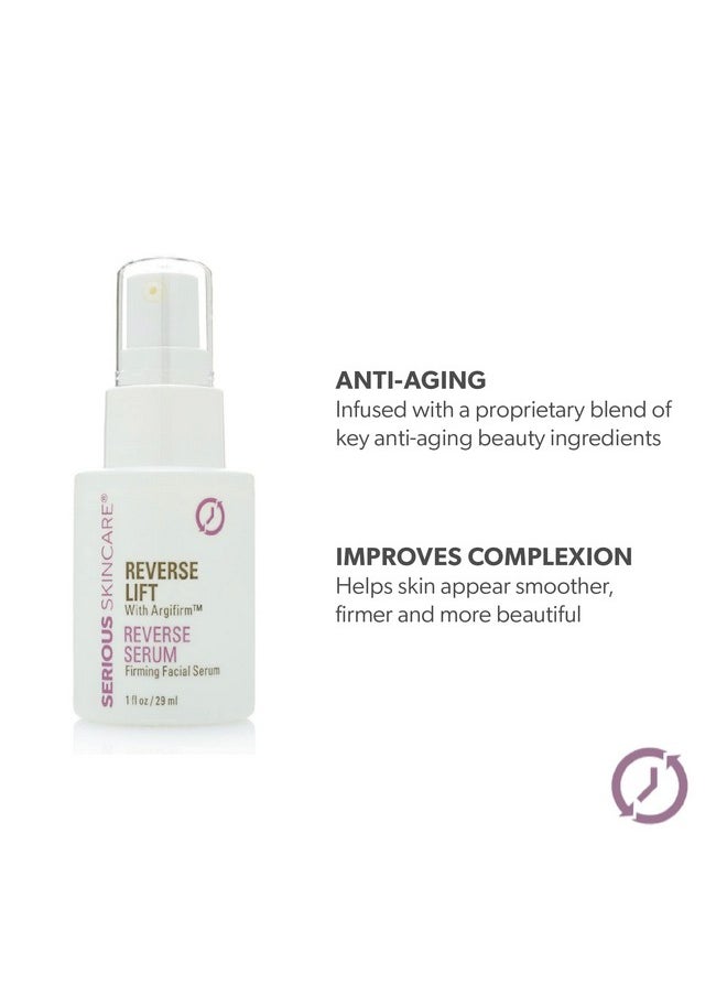 سيريوس سكين كير مجموعة Serious Skincare Reverse Lift Trio Skin Firming Set - شد ورفع ونحت الوجه والذقن والرقبة - ببتيدات - كولاجين مائي - (عبوة من 3 قطع)  - Image 5