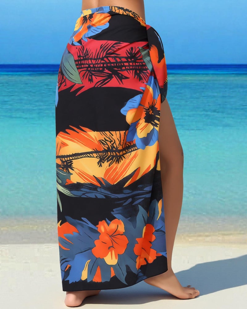 Rossopesca Womens Beach Sarong Chiffon Swimsuit Coverups Sheer Bikini Wraps for Swimwear Bathing Suit Cover Up - Image 5