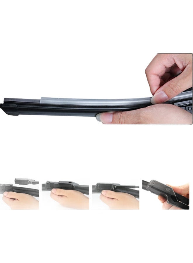 YITU Haval H6 Dedicated Frameless Wiper Blades, New H6/14-19 Models/ [19 Models To Present], Windshield Wipers, Original Size Wiper Blades (1 Pair), A-Grade Rubber Strip - Image 1
