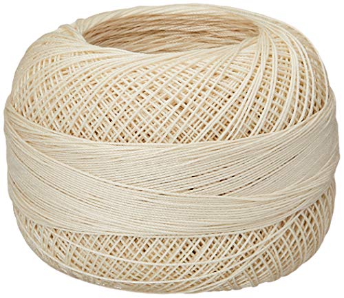 LIZBETH Handy Hands Lizbeth Size 80 HH80603 Cotton Thread, Ecru - Image 5