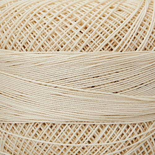 LIZBETH Handy Hands Lizbeth Size 80 HH80603 Cotton Thread, Ecru - Image 2