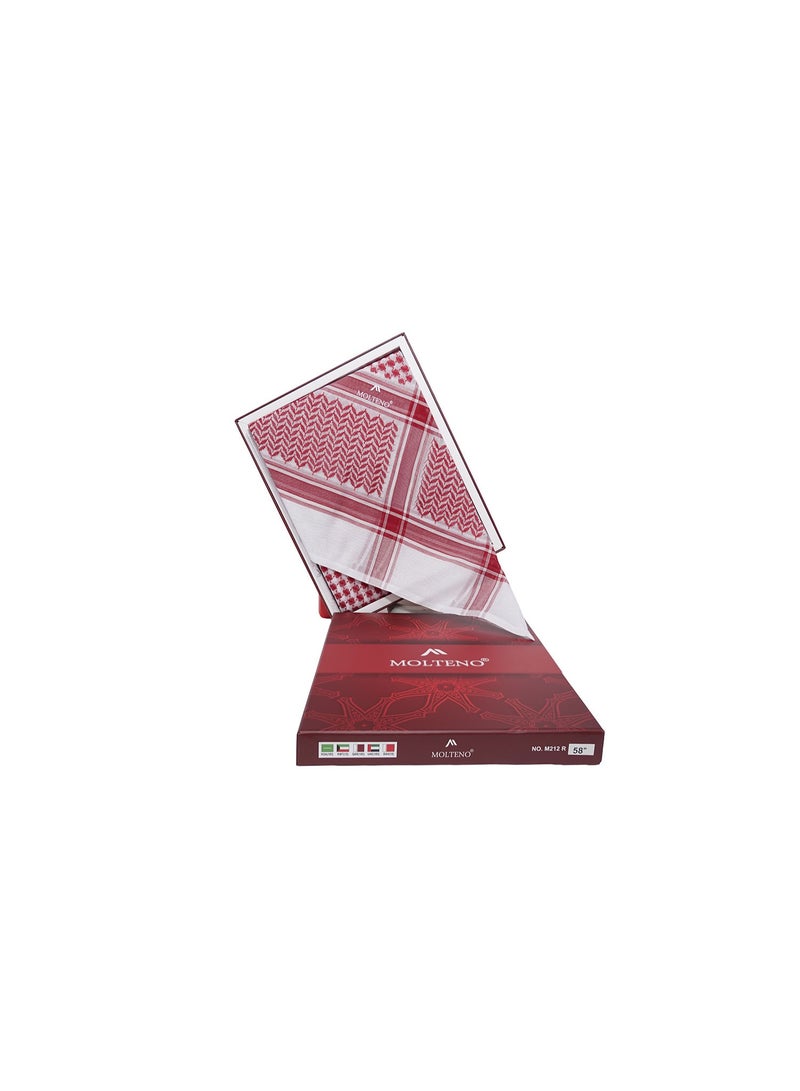 Molteno Men's Red MOLTENO shemagh M212R - Image 2