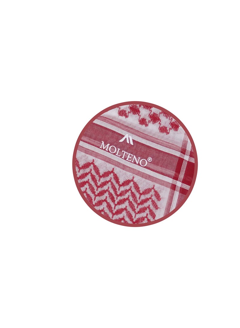 Molteno Men's Red MOLTENO shemagh M212R - Image 3