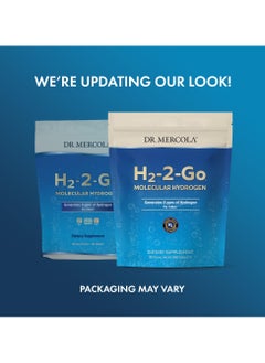 Dr. Mercola H2-2 Go Molecular Hydrogen Generates 8 Ppm of Hydrogen Per Tablet Dietary Supplement 30 Dual Packs 60 Tablets  - Image 3