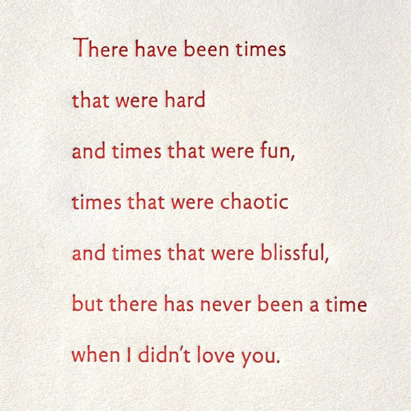 Hallmark Anniversary Card for Husband (All the Days) for Romantic Birthday, Father's Day for Husband, Love, Valentines Day - Image 3