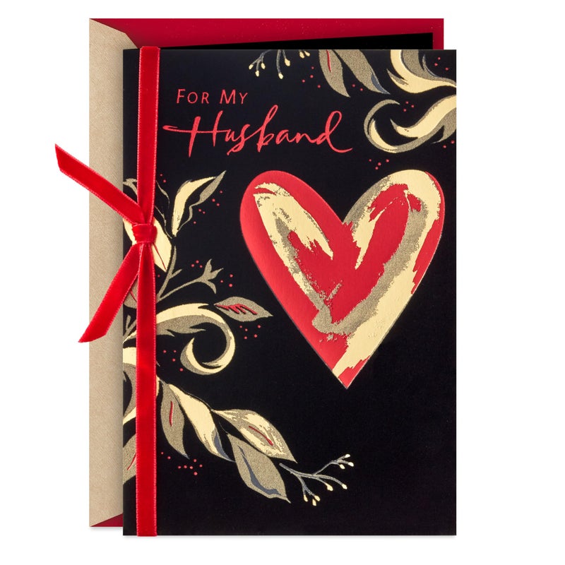 Hallmark Anniversary Card for Husband (All the Days) for Romantic Birthday, Father's Day for Husband, Love, Valentines Day - Image 1