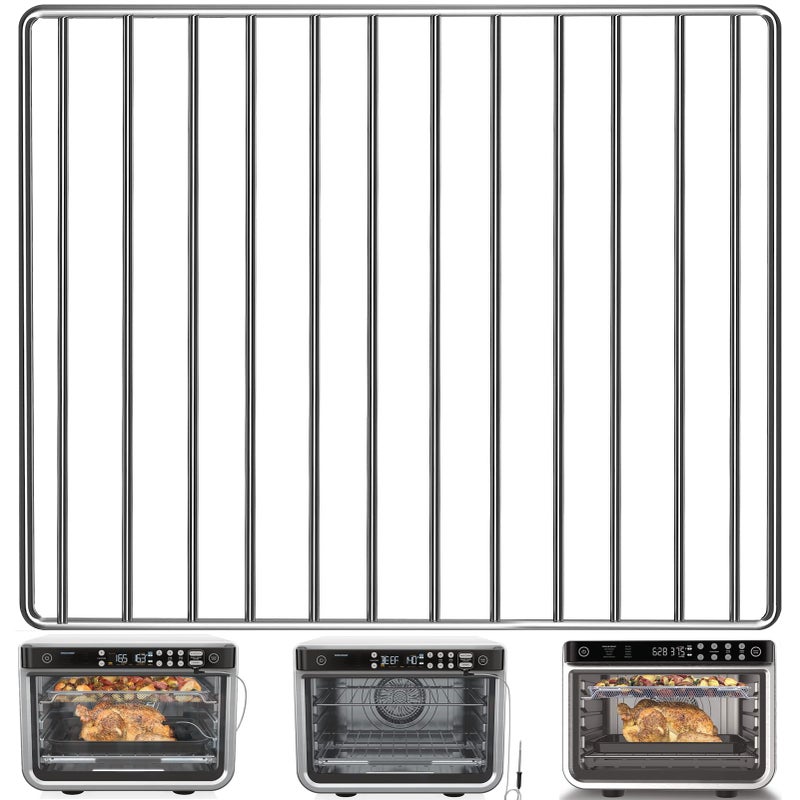 GWY رف سلكي لقلاية الهواء GWY لنينجا فودي 10 في 1 DT251 فرن توستر رقمي مع convection من الفولاذ المقاوم للصدأ قطع غيار ملحقات استبدال قلاية الهواء رفوف الشواء صينية