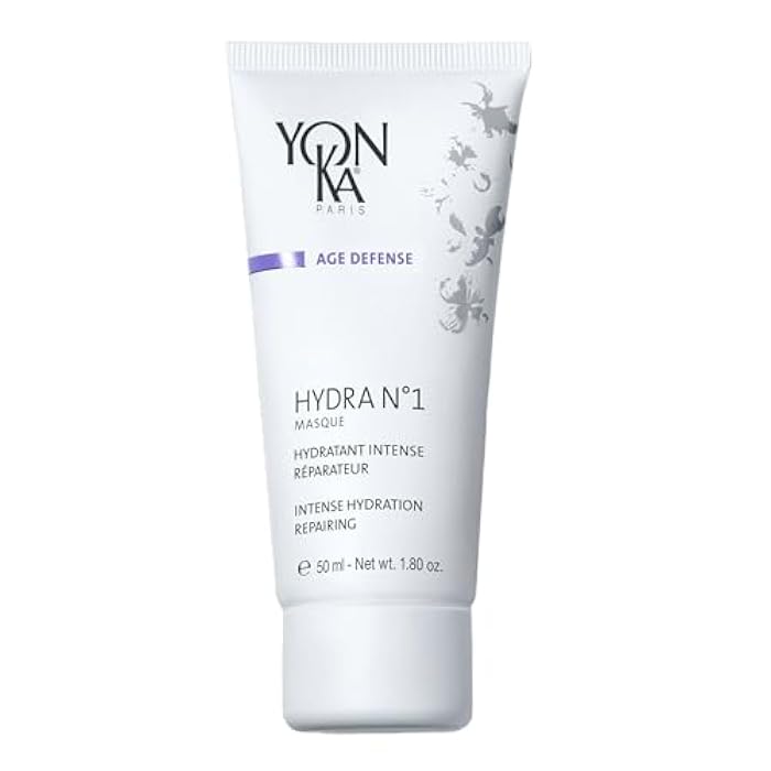 Yonka Hydra No. 1 Masque | Hydrating Face Mask with Vitamin C and Aloe Vera | Overnight Anti-Aging Treatment | For Normal to Dry Skin | Paraben-Free | 1.80 oz - Image 1