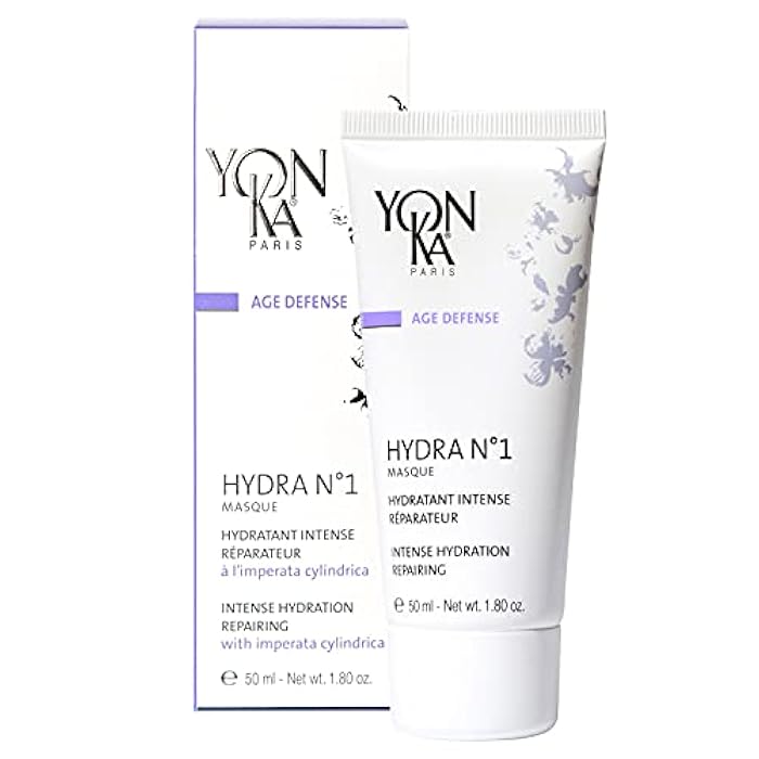 Yonka Hydra No. 1 Masque | Hydrating Face Mask with Vitamin C and Aloe Vera | Overnight Anti-Aging Treatment | For Normal to Dry Skin | Paraben-Free | 1.80 oz - Image 2