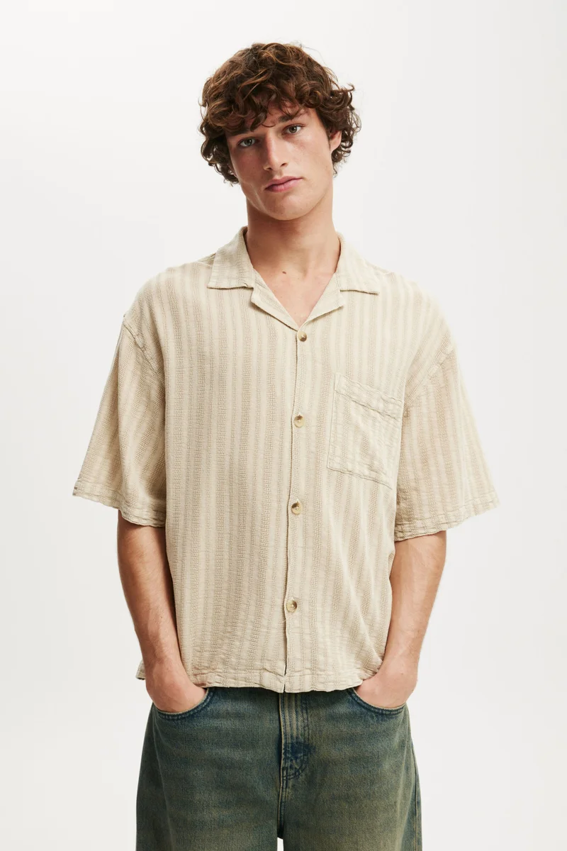 Cotton On WASHED BOX FIT SHORT SLEEVE SH