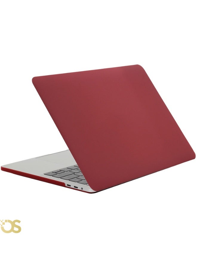 OS Hard Shell Protective Case for MacBook Air 13.6-inch — Red — Compatible with A2681, A3113 & A3240 Models - Image 1