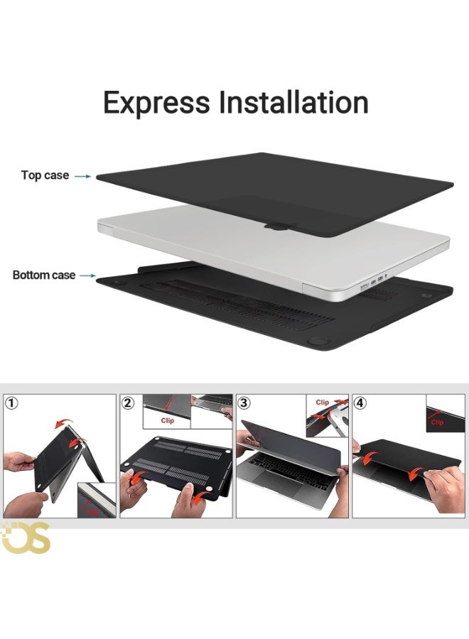 OS Hard Shell Protective Case for MacBook Air 13.6-inch — Red — Compatible with A2681, A3113 & A3240 Models - Image 5