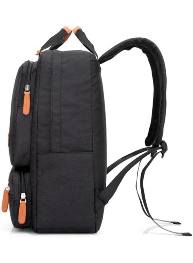 Energy case energy case Backpack Men's Fashion Business Bag Boy's Schoolbag Travel Bag Multi-function Casual Laptop Bag, Black, One_Size, Laptop Bag  - Image 5
