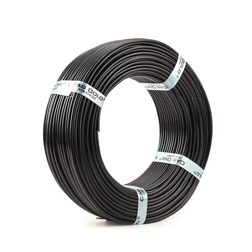CabONE 2.5 SQ.MM FR PVC Insulated Copper Electrical Wire, 90 Meter (Black Pack of 2) | ISI Marked Fire Retardant Single Core Cable for Home Wiring - Image 4