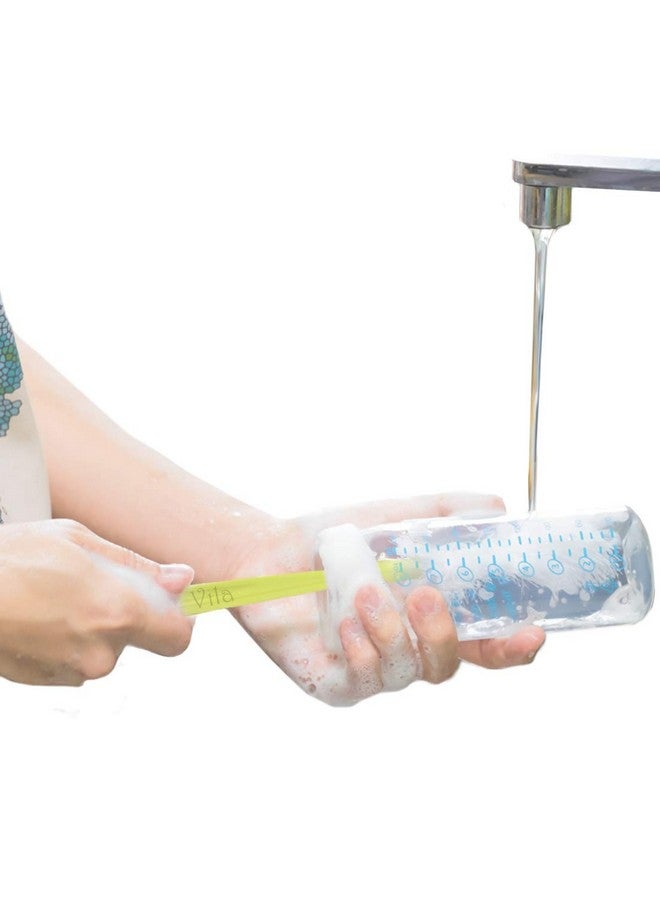 Vila 5-Pack Reusable Straw Pipe Cleaner Brush Set, Long Pipe Brush Cleaner Tool Kit, Nylon Cleaning Brush for Water Bottle, Teapot, Narrow Neck Glass Containers, Baby Bottle, Jug, Hookah, Hydro Flask - Image 2