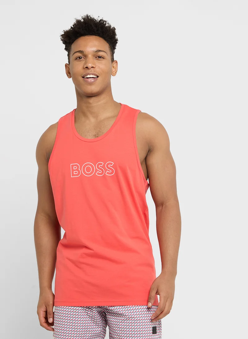 بوس Logo Crew Neck Vest