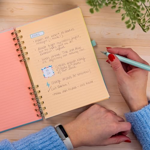 Astrobrights Twin Wire Journal, Hardcover, 6.5" x 8.5", Punchy Pastel Colored Pages, 90 Sheets/180 Ruled Pages (91539) - Image 3