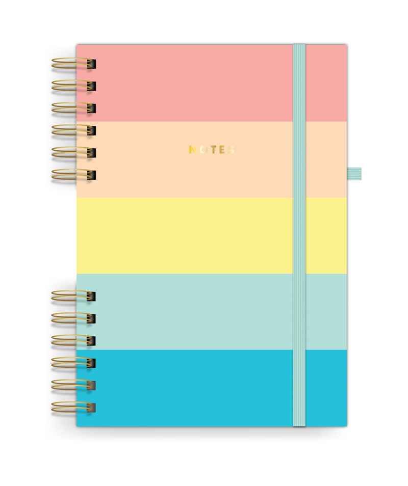 Astrobrights Twin Wire Journal, Hardcover, 6.5" x 8.5", Punchy Pastel Colored Pages, 90 Sheets/180 Ruled Pages (91539) - Image 1