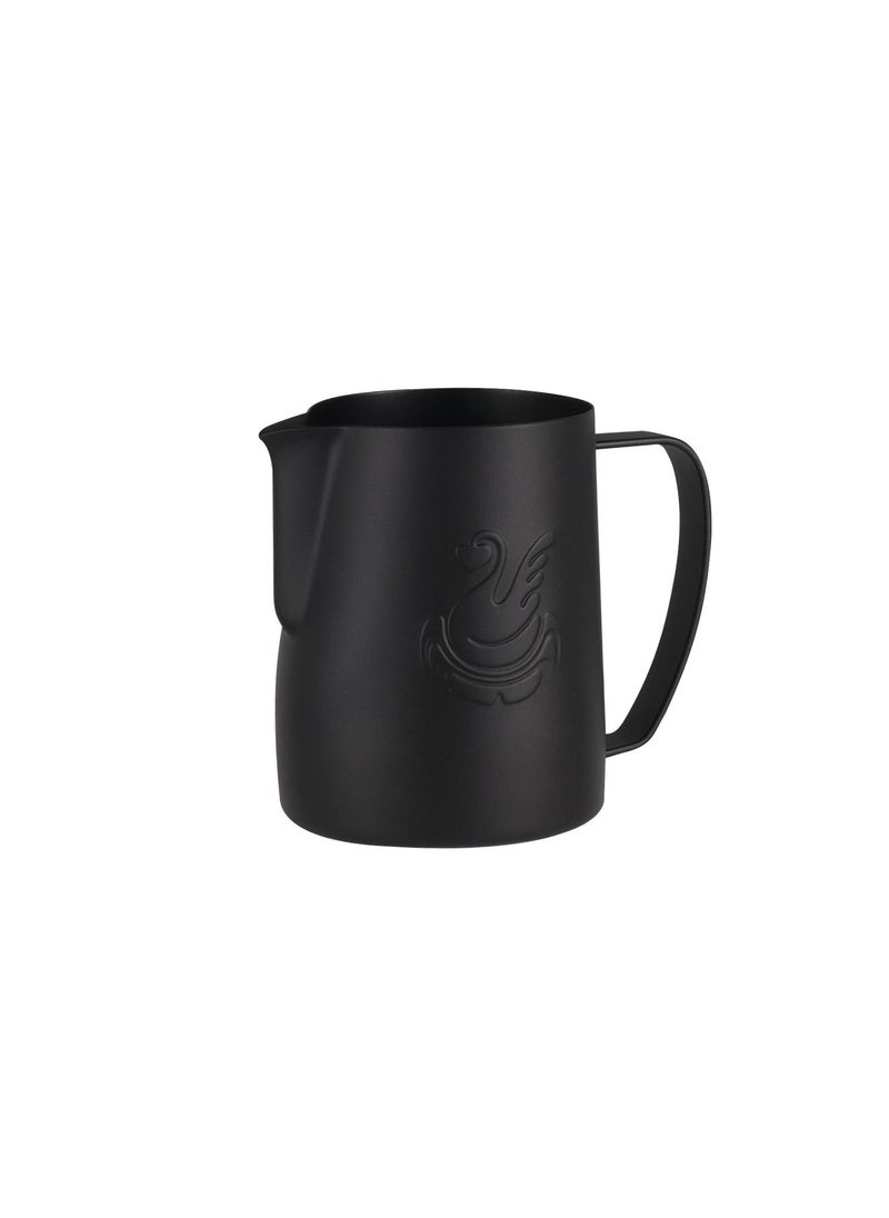 JIBBI LITTLE Swan Neck Latte Art Pitcher Teflon matte black 600ml 