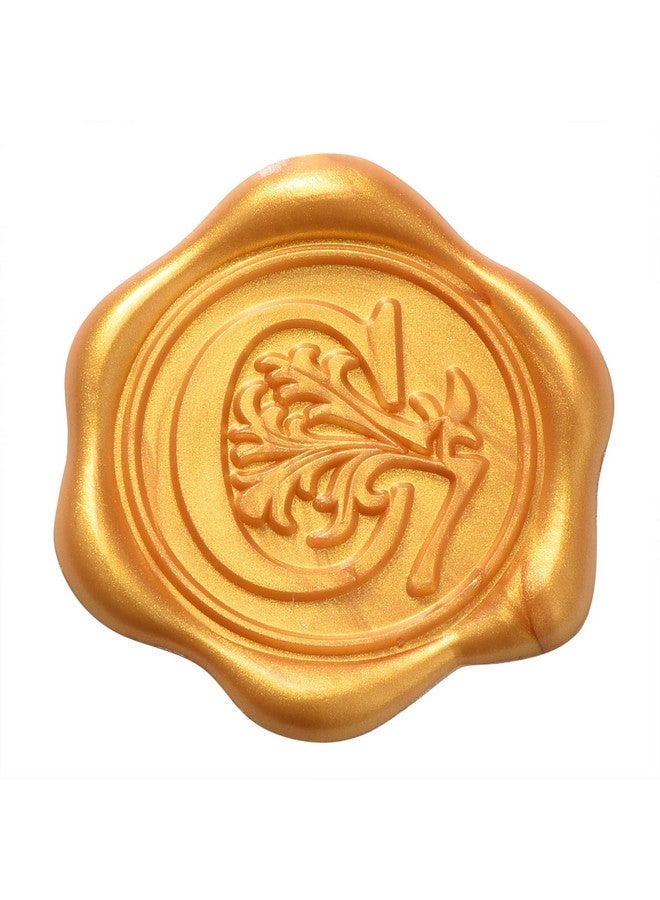 Yoption 50Pcs Initial Alphabet C Adhesive Wax Seal Stickers Gold Letter Wax Seal Stickers Envelope Seal Stickers Envelope Seals Self Adhesive Wax Stickers For Wedding Party Birthday Christmas (C) - Image 1
