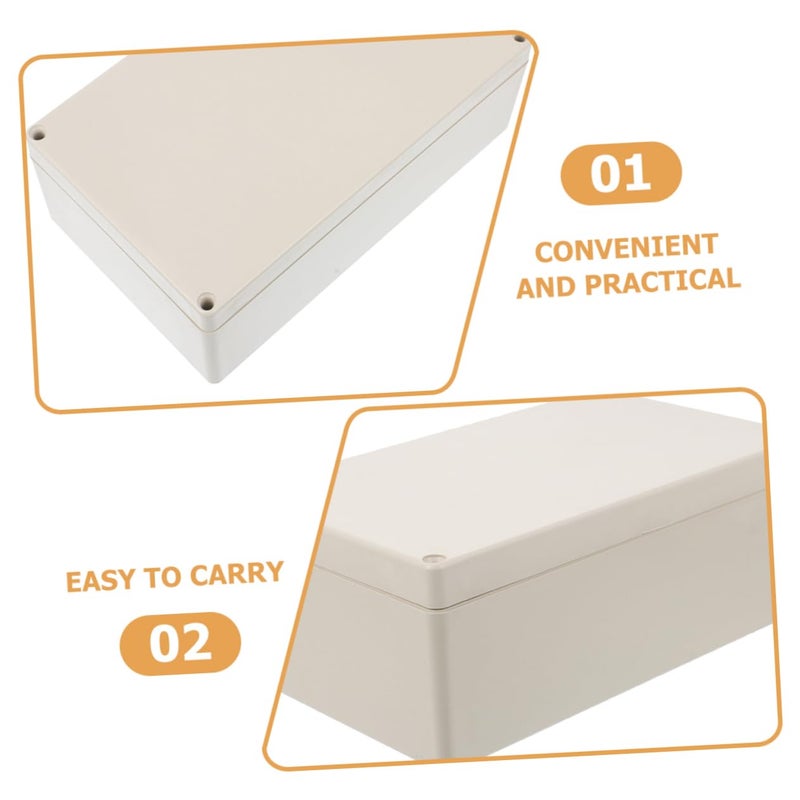 DOITOOL Outdoor Waterproof Storage Box Connection Box Weatherproof Extension Cord Safety Cover - Image 4