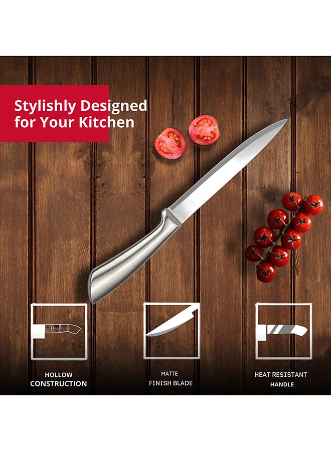 Feelings سكين من الفولاذ المقاوم للصدأ، قاطع لحم وخضار ثقيل مع مقبض مريح، حجم 20 سم (KQ0807) - Image 5