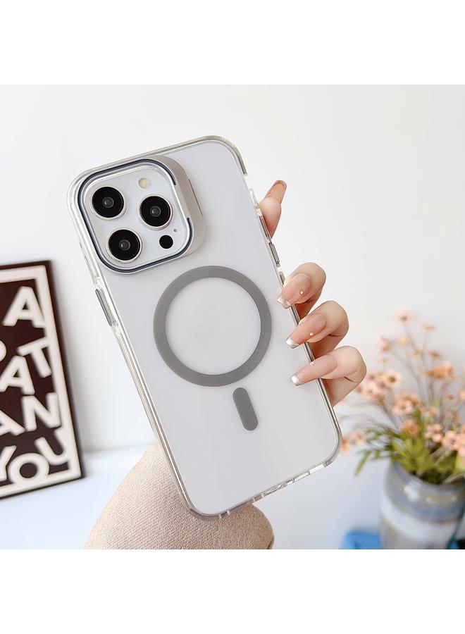 Zaboon Case For iPhone 13 Pro Max J2 High Transparent MagSafe Magnetic Frame Holder Phone Case - Image 2