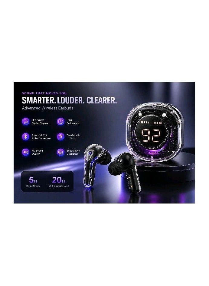 سماعات Earbuds بلوتوث الجيل الجديد عازلة للضوضاء داخل الأذن لاسلكية - سماعة ويرلس تحكم باللمس متوافقة مع ايفون واندرويد - Image 3