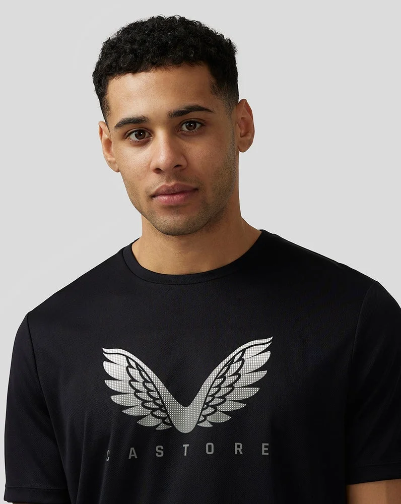كاستور Castore Men's Adapt Short Sleeve Graphic T-Shirt - Black
