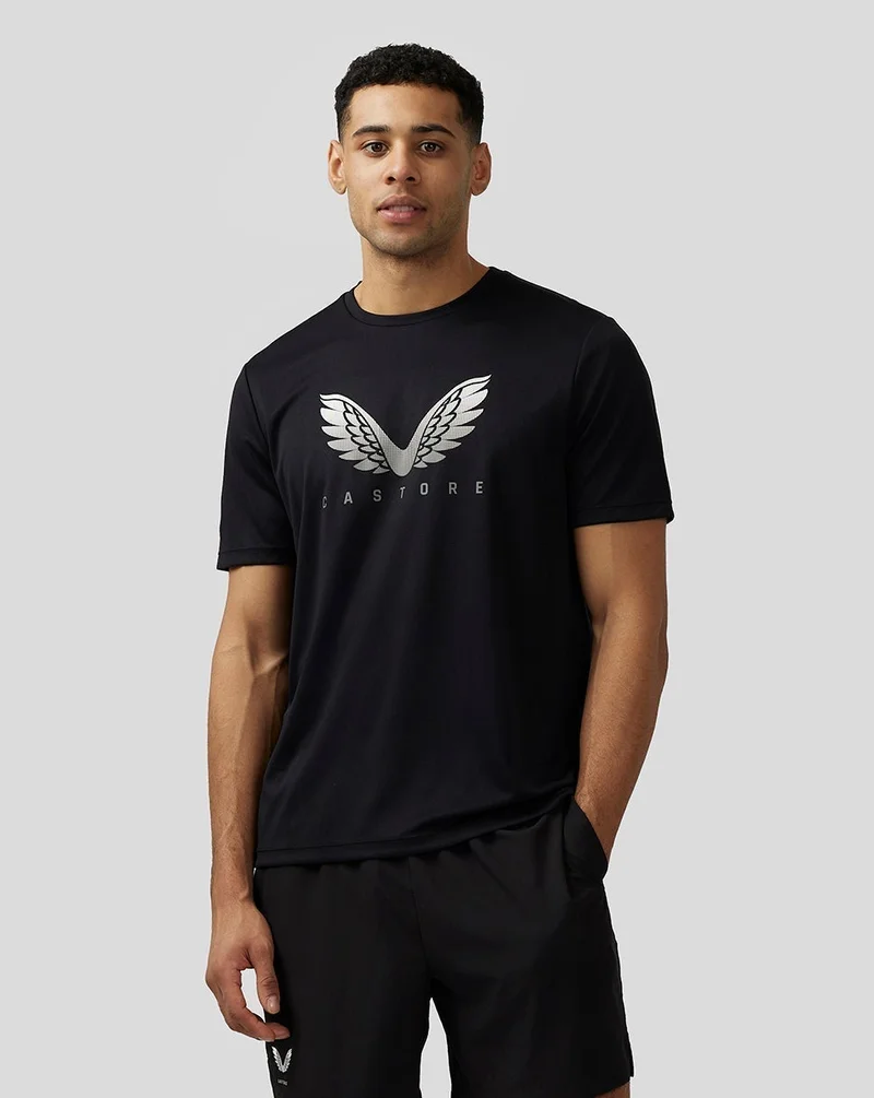 كاستور Castore Men's Adapt Short Sleeve Graphic T-Shirt - Black
