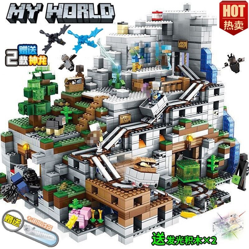 Compatible with Lego Minecraft Cave Adventure Building Blocks Set for Kids - Image 4