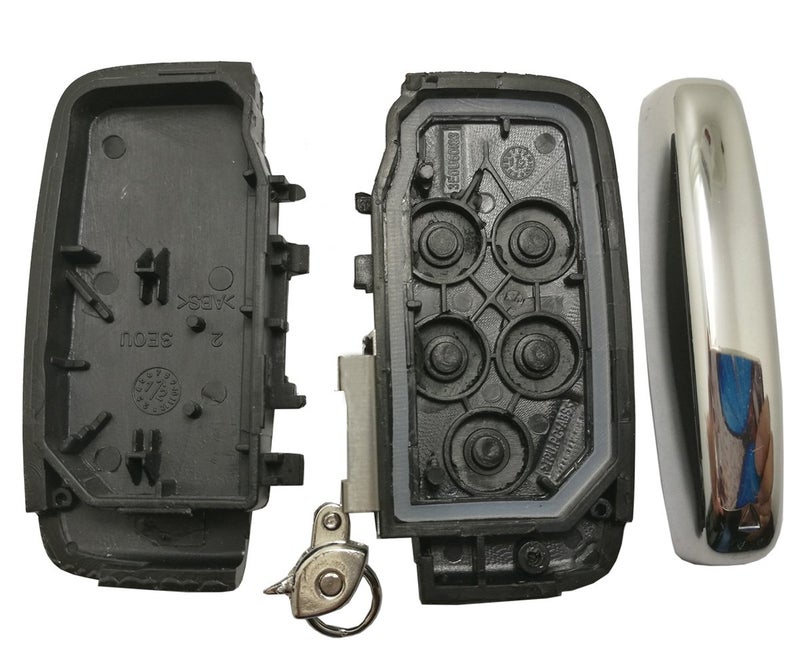BTOZRF Smart Key Fob Case Shell for Land Rover Range Rover Sport LR2 LR4 Evoque 5 Buttons Keyless Entry Remote Replacement Cover Casing (Black) - Image 5