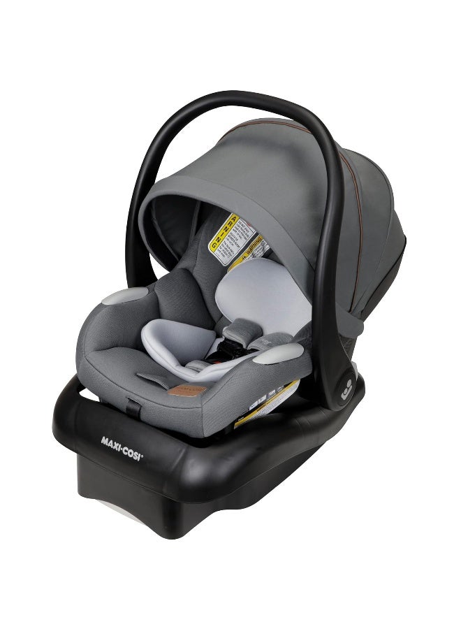 MaxiCosi Maxi-Cosi Mico Luxe Infant Car Seat with Base, Rear Facing Car Seat For Babies, Baby Carseat 4-30 lbs, Baby Car Seats, Infant Car Seats, Stone Glow - Image 1