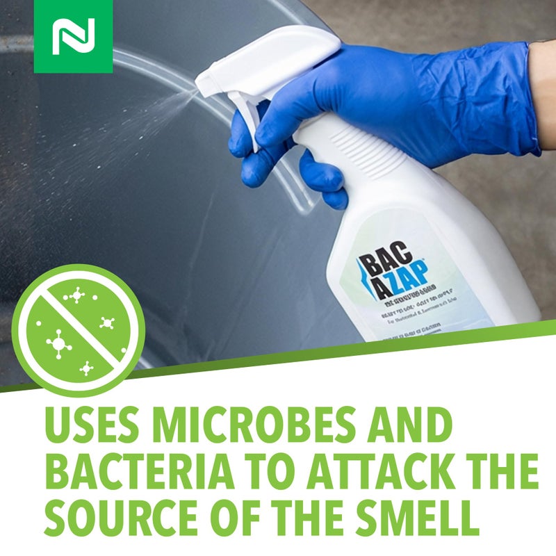 Nisus Bac-Azap Odor Eliminator, Ready-to-Use Bio-Sanitization Liquid, Neutralizes Organic Waste Odors, Safe for Plumbing, 1 Quart - Image 5